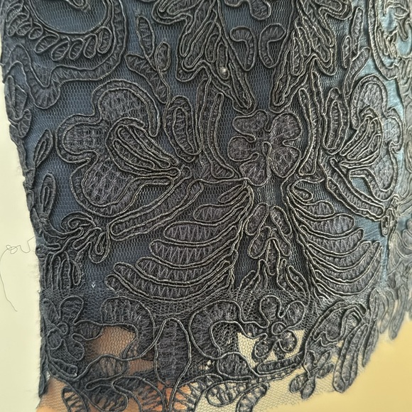 Tadashi Shoji Kids Navy shift dress- Size 10 Girls - Picture 9 of 9